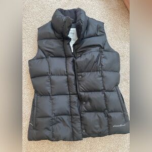 Eddie Bauer Black Goose Down vest